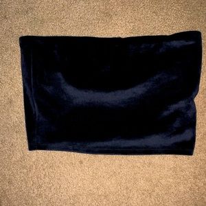 Velvet like Victoria’s Secret blackest black tube top